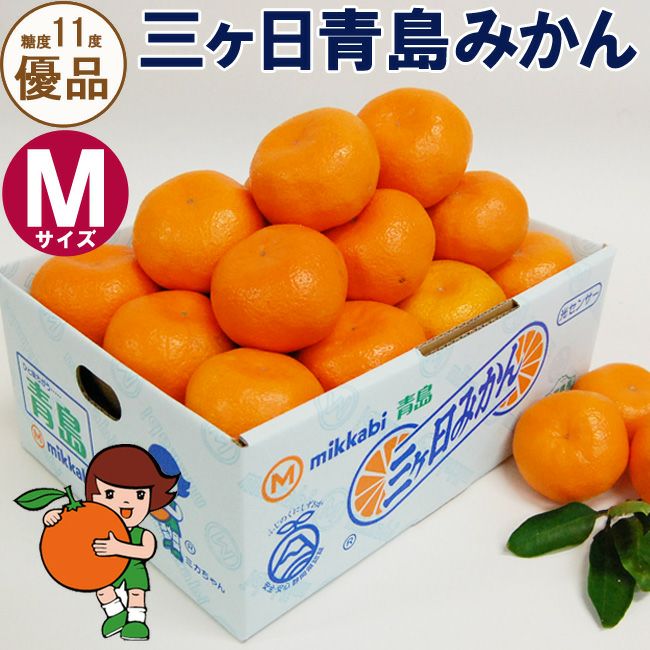 糖度12度 JAみっかび 濃蜜青島【 赤秀 】Lサイズ 2キロ 3キロ 4キロ