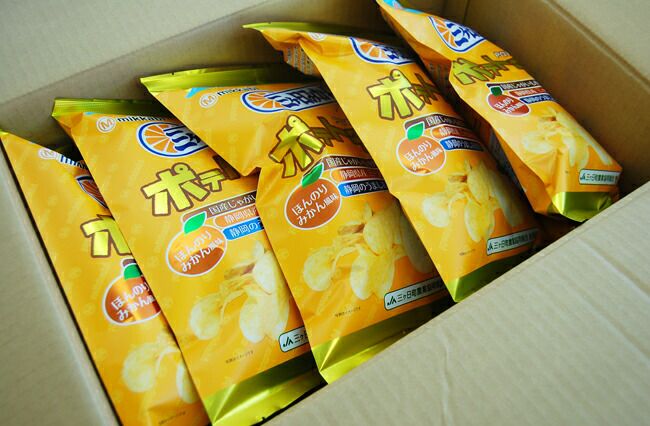 三ケ日みかん ポテトチップス 10袋セット 三ヶ日みかん 静岡 浜松 みっ